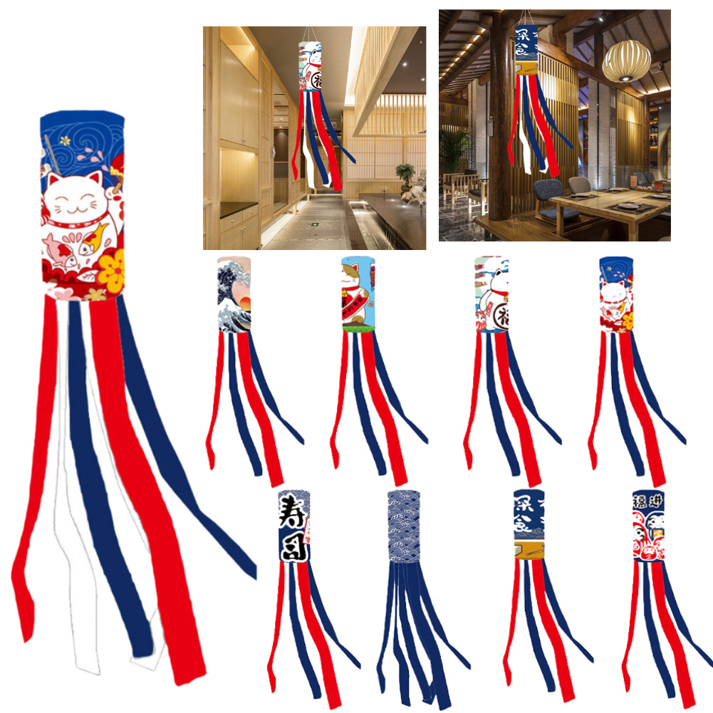 Wedding Supply Shops - ธงบอกทิศทางลมกันน้ำ ขนาด 100 ซม. ธงลมปลาคาร์พ ของตกแต่งงานเทศกาล