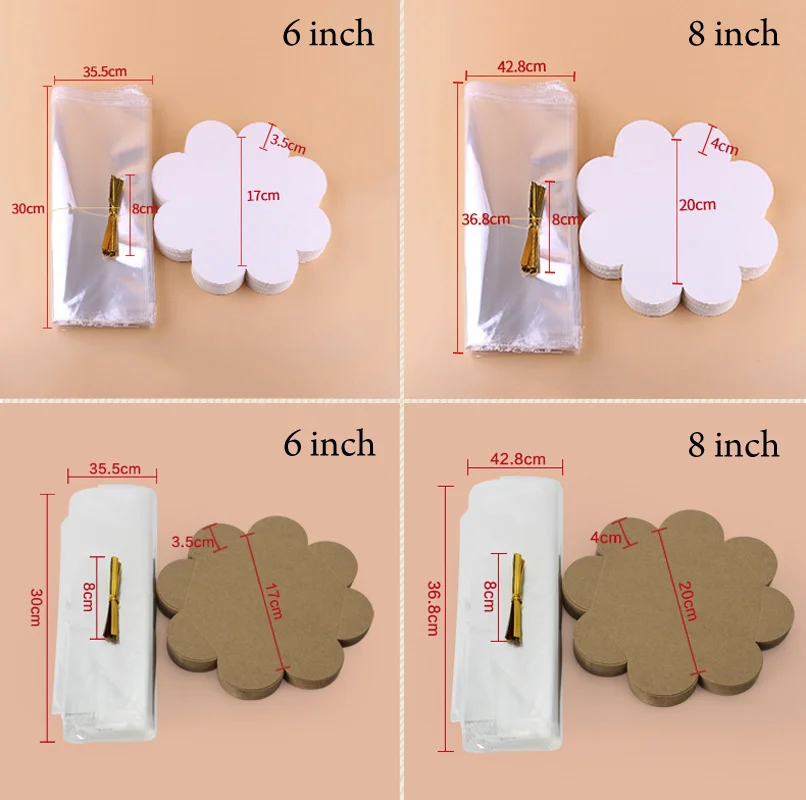 10 ชิ้น 6/8 นิ้วชีฟองเค้กบรรจุ - Wedding Supply Shops บทวิจารณ์และราคา