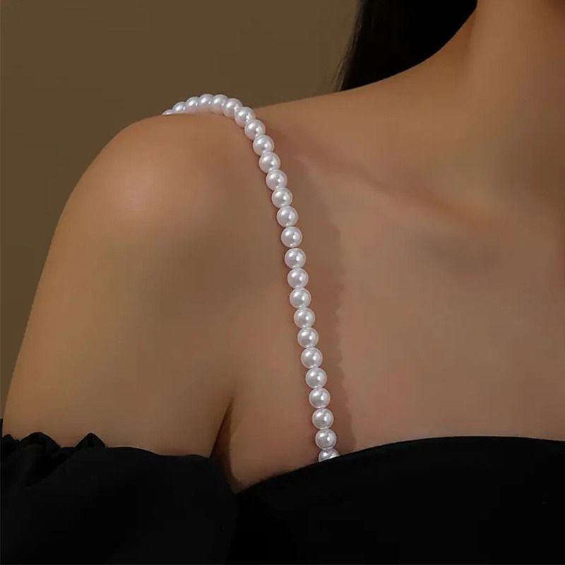 สายรัดบราประดับมุกเทียม สายรัด - Wedding Dress Supply บทวิจารณ์และราคา