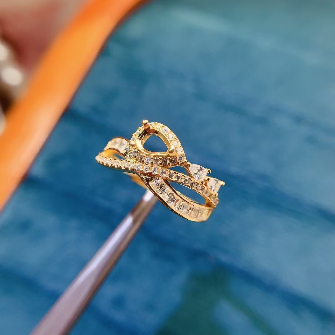 18K Gold Plated 4 มม.* 6 มม.ตั - Supplier Wedding บทวิจารณ์และราคา