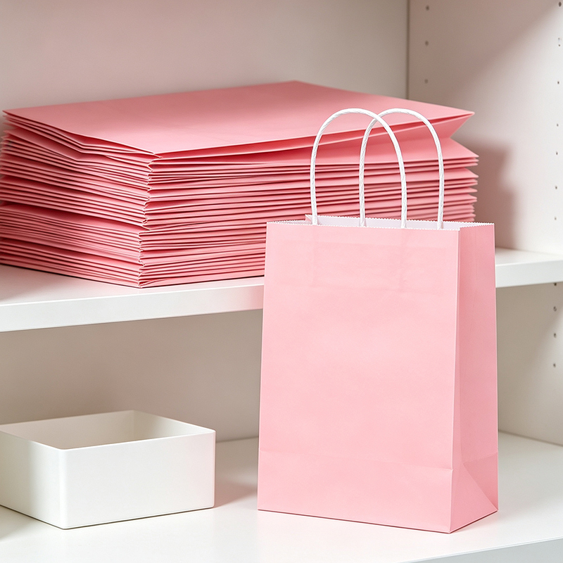 12 ชิ้นถุงกระดาษคราฟท์สีชมพูกุ - Wedding Supply Shops บทวิจารณ์และราคา