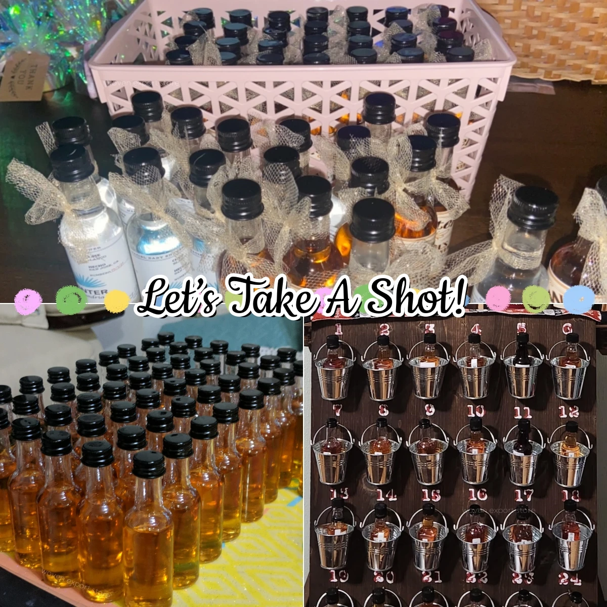 50-100 ชิ้น ขวดเหล้าขนาดเล็ก 1 - Wedding Alcohol Supply บทวิจารณ์และราคา