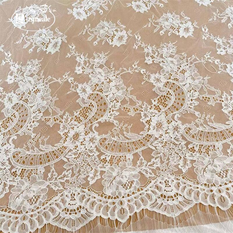 ผ้าลูกไม้ปักขอบทำมือ 3 เมตร/ชุ - Wedding Dress Supply บทวิจารณ์และราคา