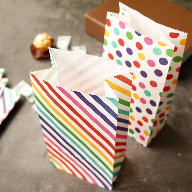 ถุงกระดาษขนาดเล็ก Rainbow พิมพ - Wedding Event Supply บทวิจารณ์และราคา