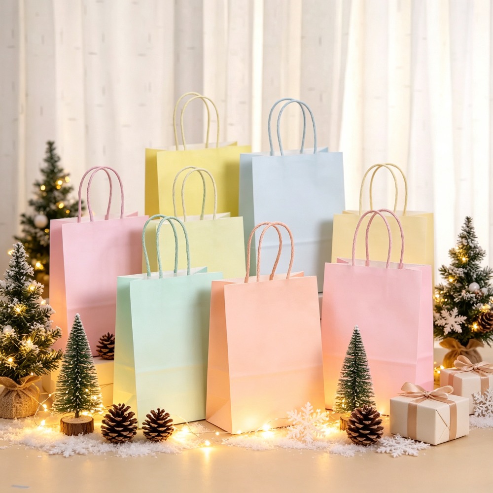 ถุงของขวัญกระดาษคราฟท์สีพาสเทล - Wedding Event Supply บทวิจารณ์และราคา