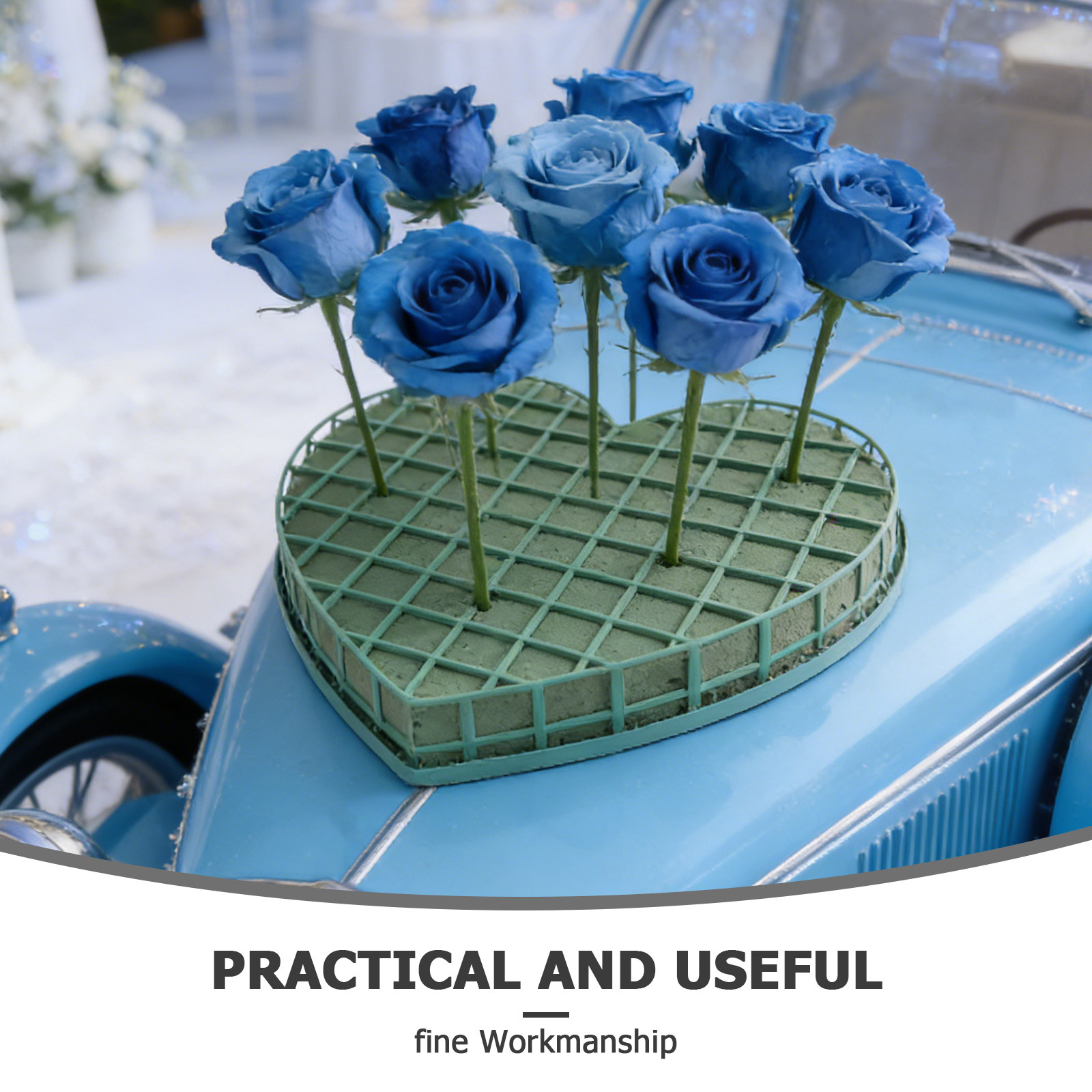 1 ชุด โฟมจัดดอกไม้รูปหัวใจ โฟม - Wedding Water Supply บทวิจารณ์และราคา