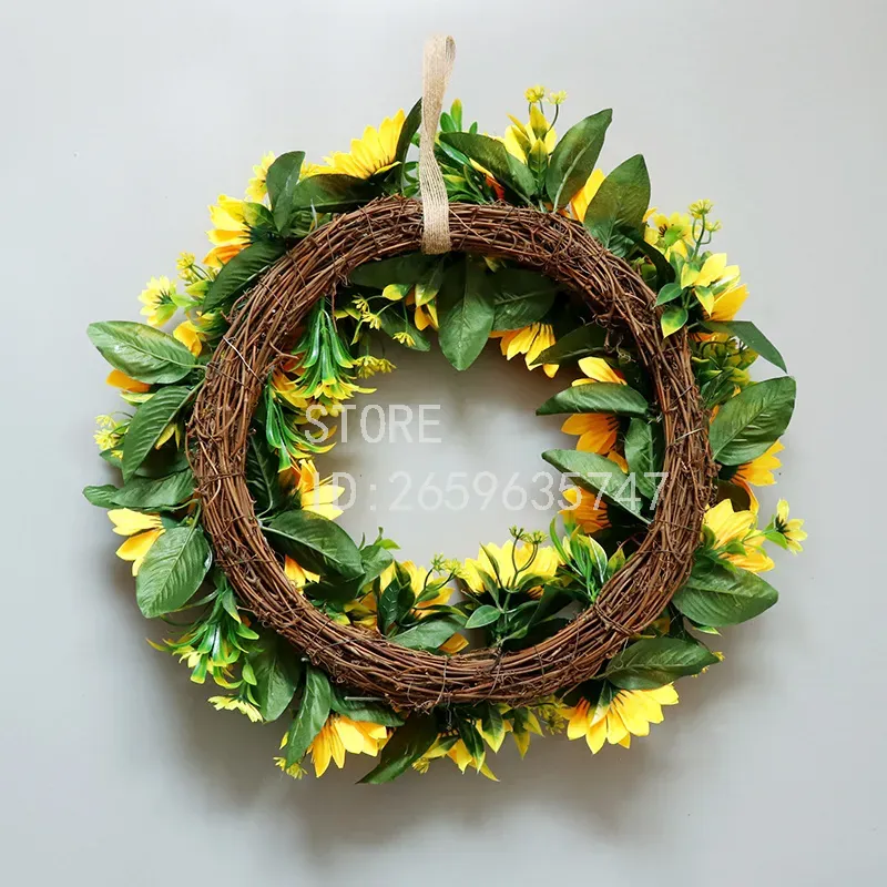 สำหรับพวงมาลัยดอกทานตะวันจำลอง - Wedding Decor Supply Store บทวิจารณ์และราคา