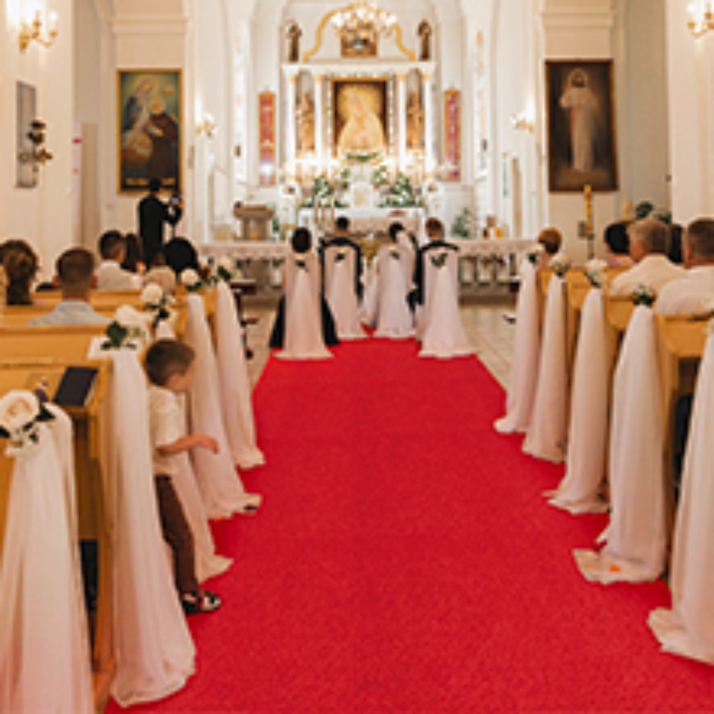 พรมปูทางเดินงานแต่งงานแบบหรูหร - Aisle Runner White บทวิจารณ์และราคา