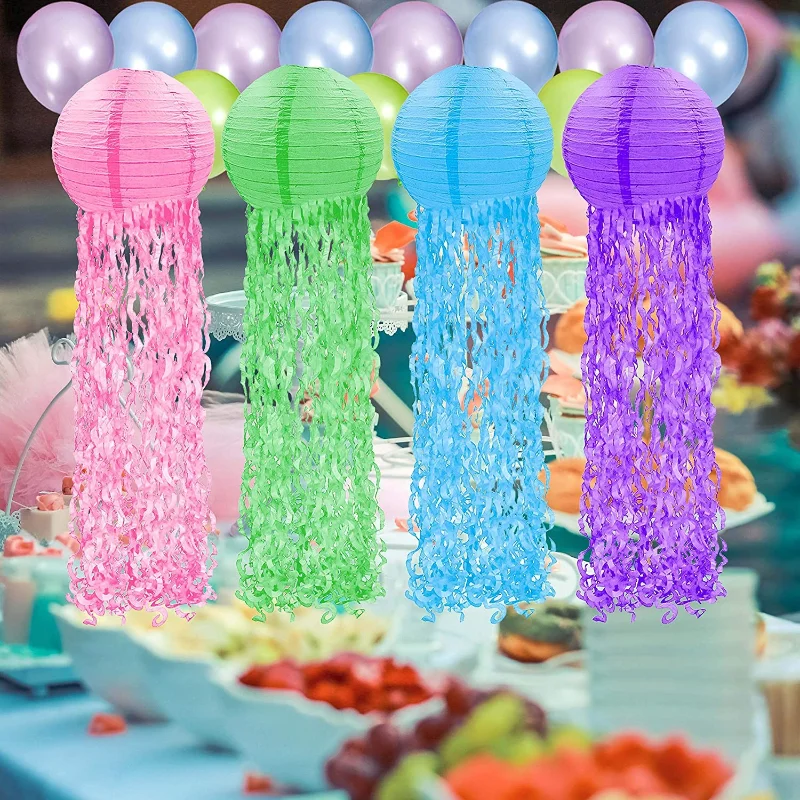 โคมไฟกระดาษรูปแมงกะพรุนสุดสร้า - Wedding Event Supply บทวิจารณ์และราคา