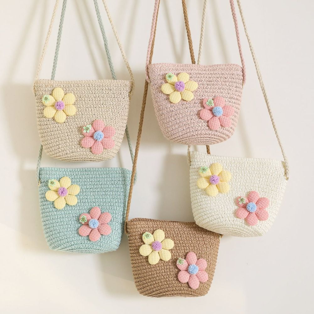 กระเป๋าสานมือสำหรับเด็กผู้หญิง - Flower Girl Basket บทวิจารณ์และราคา