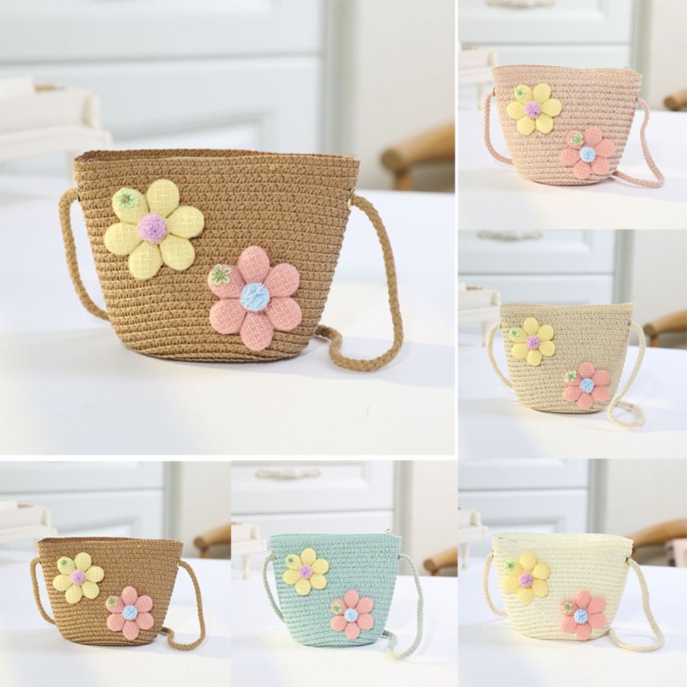 กระเป๋าสานมือสำหรับเด็กผู้หญิง - Flower Girl Basket บทวิจารณ์และราคา
