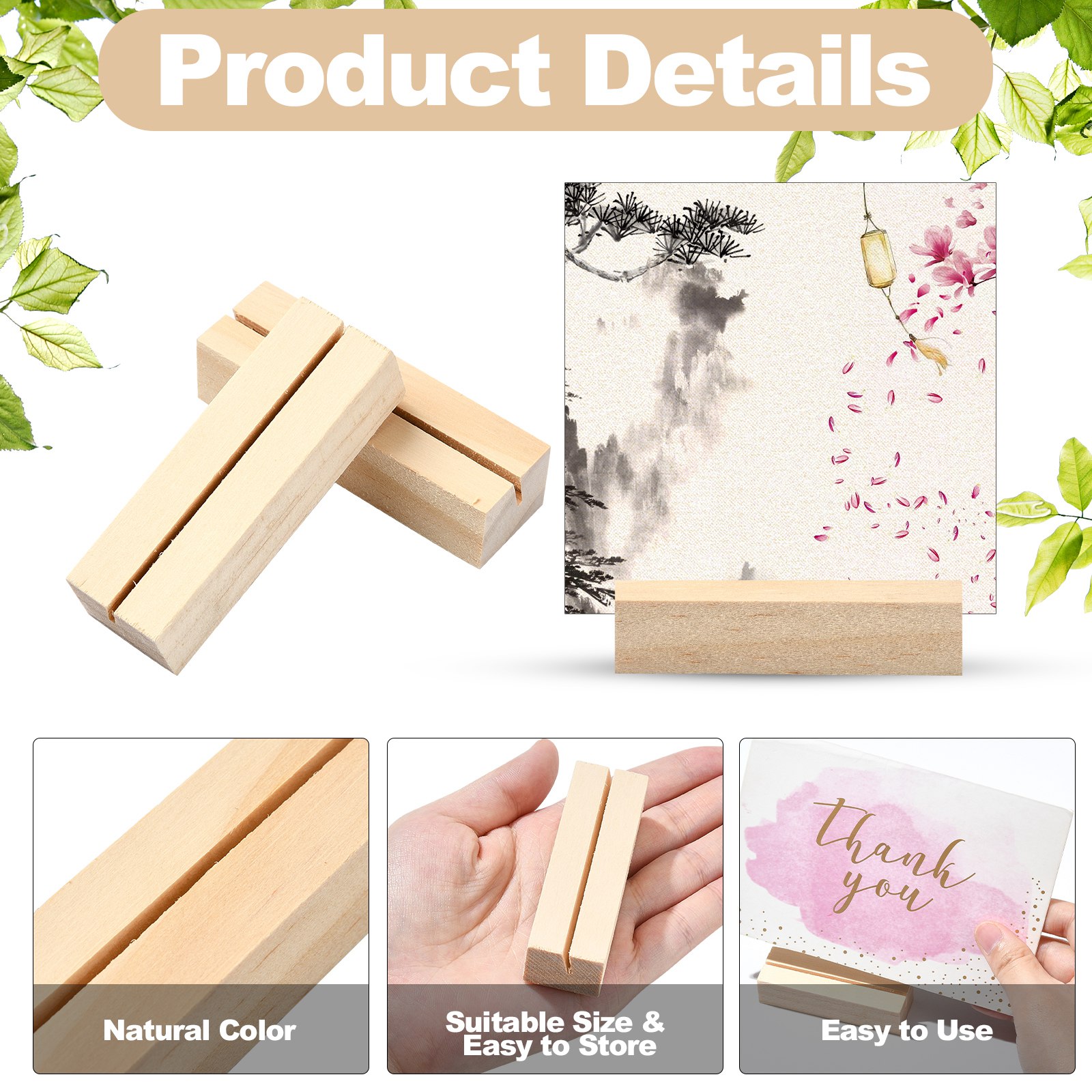 20 ชิ้น 4 รูปแบบไม้ Place ผู้ถ - Place Card Holder บทวิจารณ์และราคา